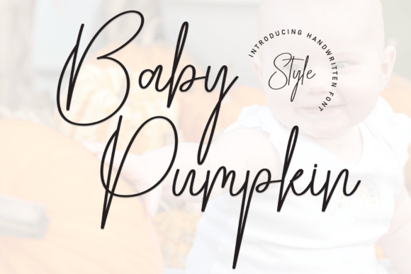 Baby Pumpkin: A Sweet Handwritten Font for Business Branding