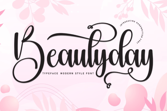 Beautyday: A Delicate Handwritten Font for Elegant Editorial Design