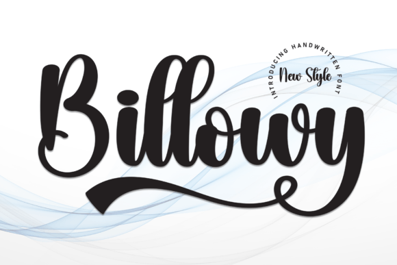 Billowy: A Handwritten Font That Elevates Your Brand