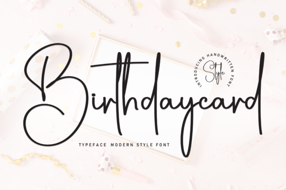 Birthdaycard: A Designer’s Take on This Playful Script