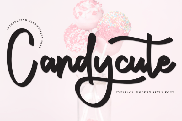 Candycute: A Sweet Handwritten Font for Warm Brand Identities