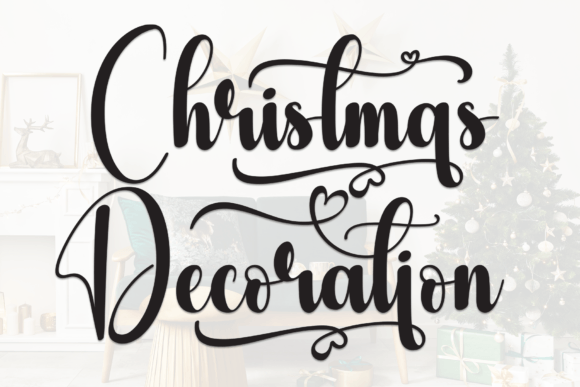 Christmas Decoration Font: A Sweet Touch for Small Business Branding