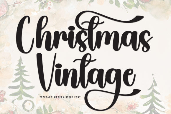 Christmas Vintage Font: Elevating Brand Identity with Timeless Elegance