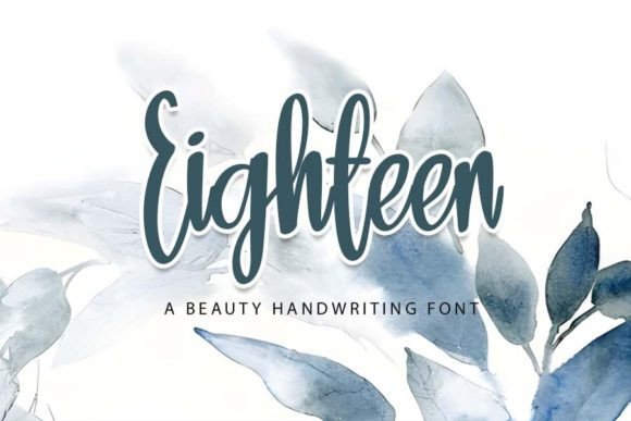 Eighteen: A Stylish Handwritten Font for Modern Web Design