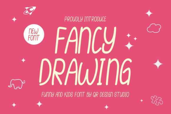 Fancy Drawing Font: Elevating Web Typography with Authentic Display Style