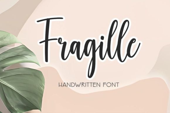 Fragille: A Sweet Script Typeface for Modern Web Design Projects