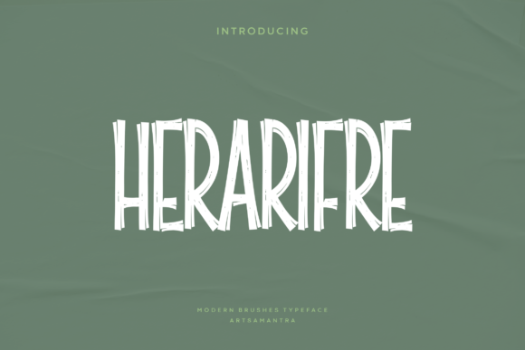 Herarifre: A Halloween-Themed Display Font That Elevates Seasonal Web Design