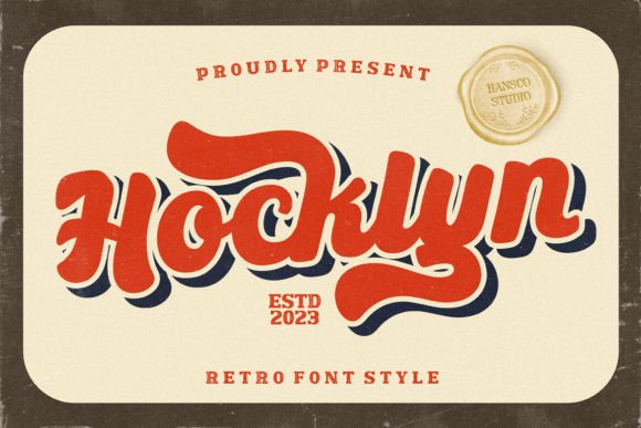 Hocklyn Font: A Retro Vintage Typeface for Authentic Brand Identities