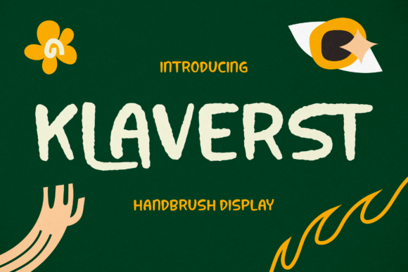Klaverst: A Sweet Handwritten Font for Modern Branding Projects