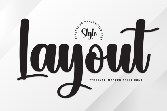 Layout: A Sweet Handwritten Font for Warm Brand Identities