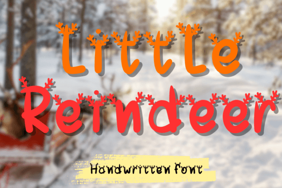 Little Reindeer: A Handwritten Font That Brings Charm to Every Craft