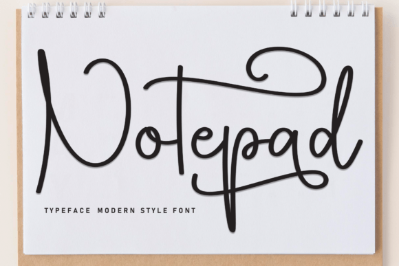 Notepad: A Designer’s Take on This Script Font for Real Projects
