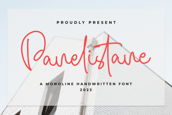 Panelistane: A Luxurious Script Font for Modern Editorial Design