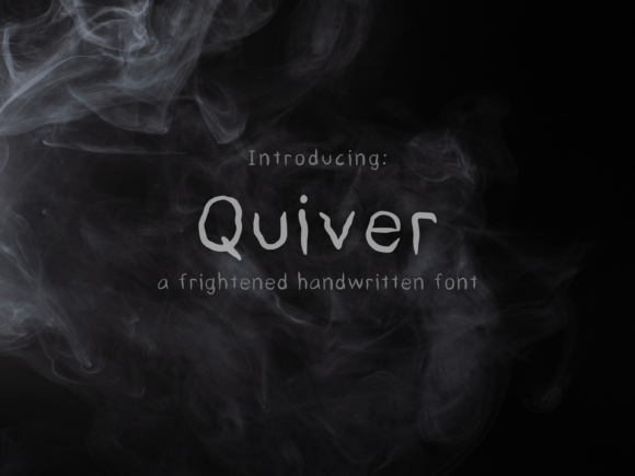 Quiver: The Handwritten Typeface That Adds Spook and Personality to Campaign Design