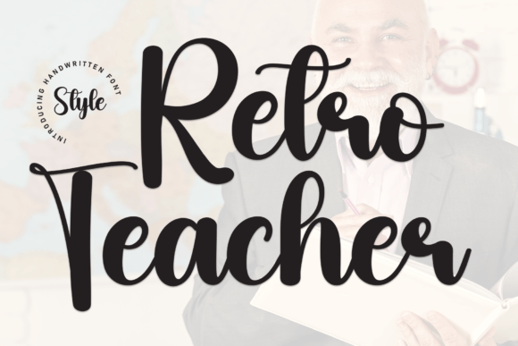 Retro Teacher: A Handwritten Font That Adds Personality to Modern Web Design