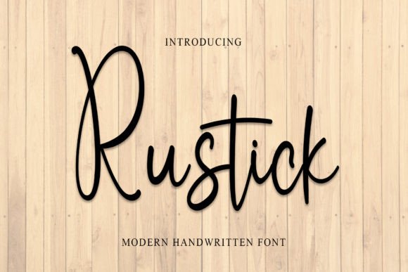 Rustick: A Stylish Handwritten Font for Makers and Creative Sellers