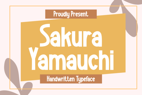 Sakurayamauchi: A Nostalgic Script Font for Warm Editorial Design