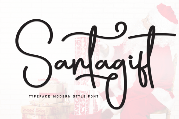 Santagift: A Sweet Handwritten Font for Warm Brand Identities