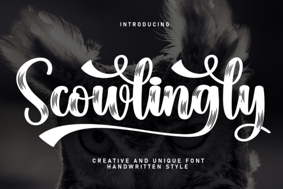 Scowlingly: A Handwritten Font That Elevates Editorial Design
