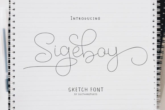 Sigeboy: A Handwritten Font That Elevates Web Design with Personality