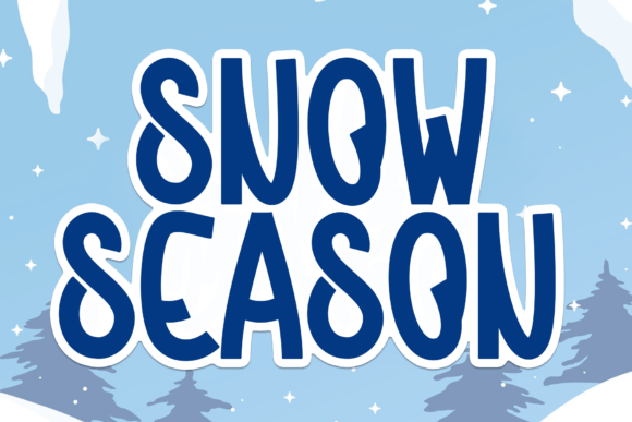 Snow Season: A Handwritten Display Font for Charming Editorial Design