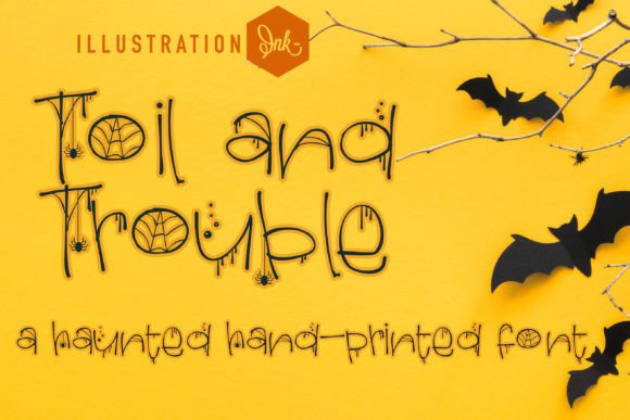 Toil and Trouble: A Modern Handwritten Font for Web Design and Digital Branding