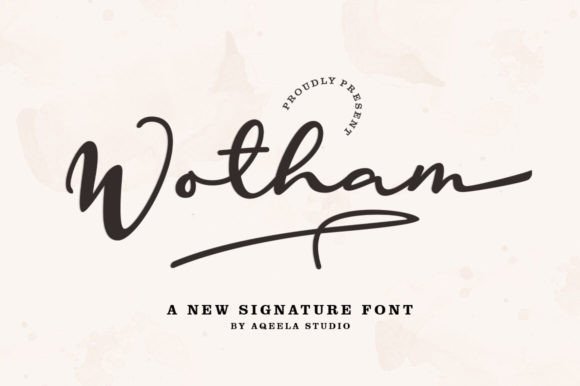 Wotham Font: A Modern Typeface for Building a Professional Brand Identity