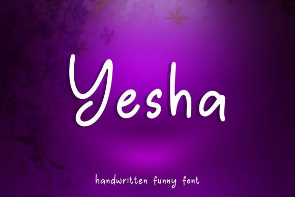 Yesha: A Sweet Script Font for Modern Web Design Projects